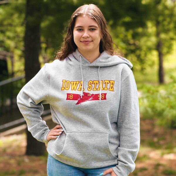 Uscape Punching Cy Heather Gray Midweight Hooded Sweatshirt